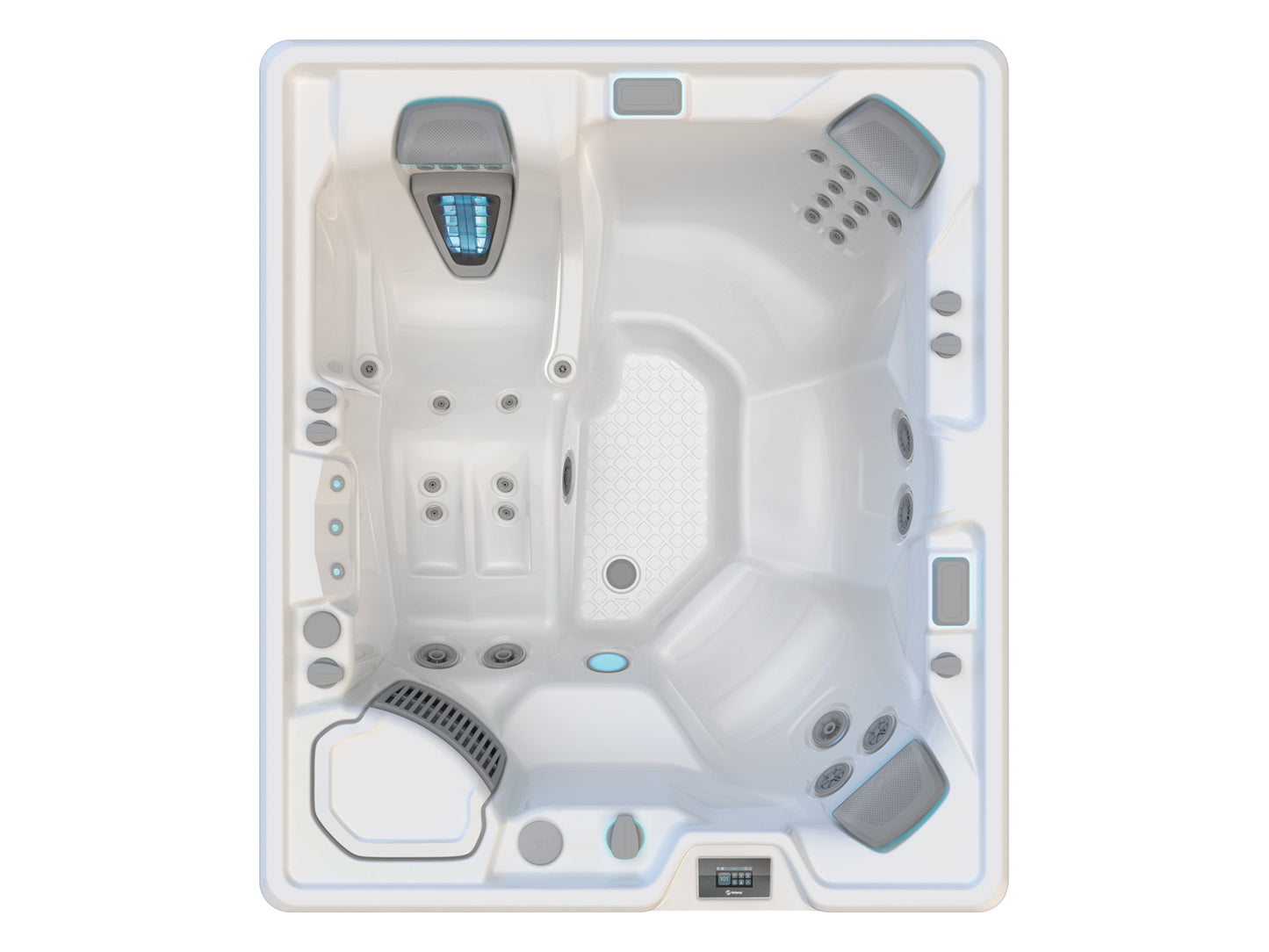 Sovereign Spa Hot Tub, 5 Seats Lounge, SaltWater System